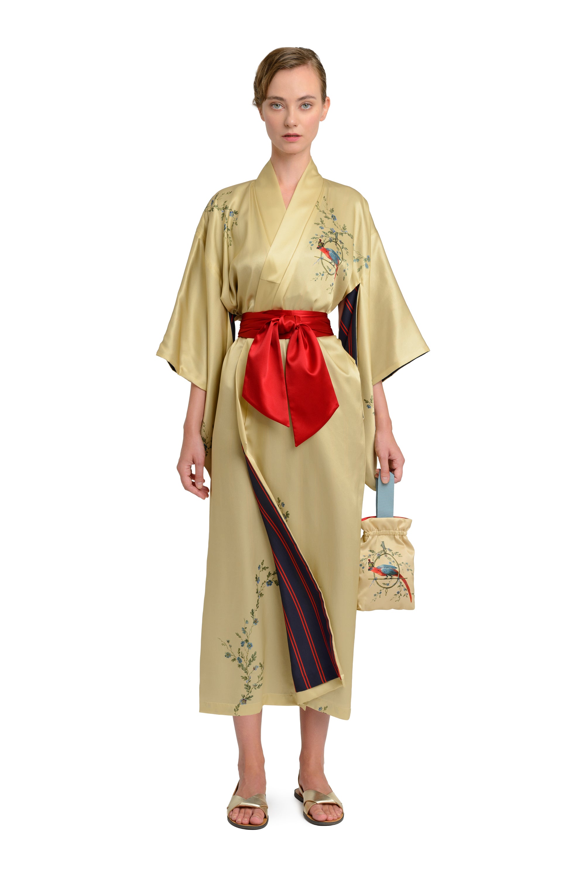 10th Anniversary Kimono "Le Perroquet" in Gold