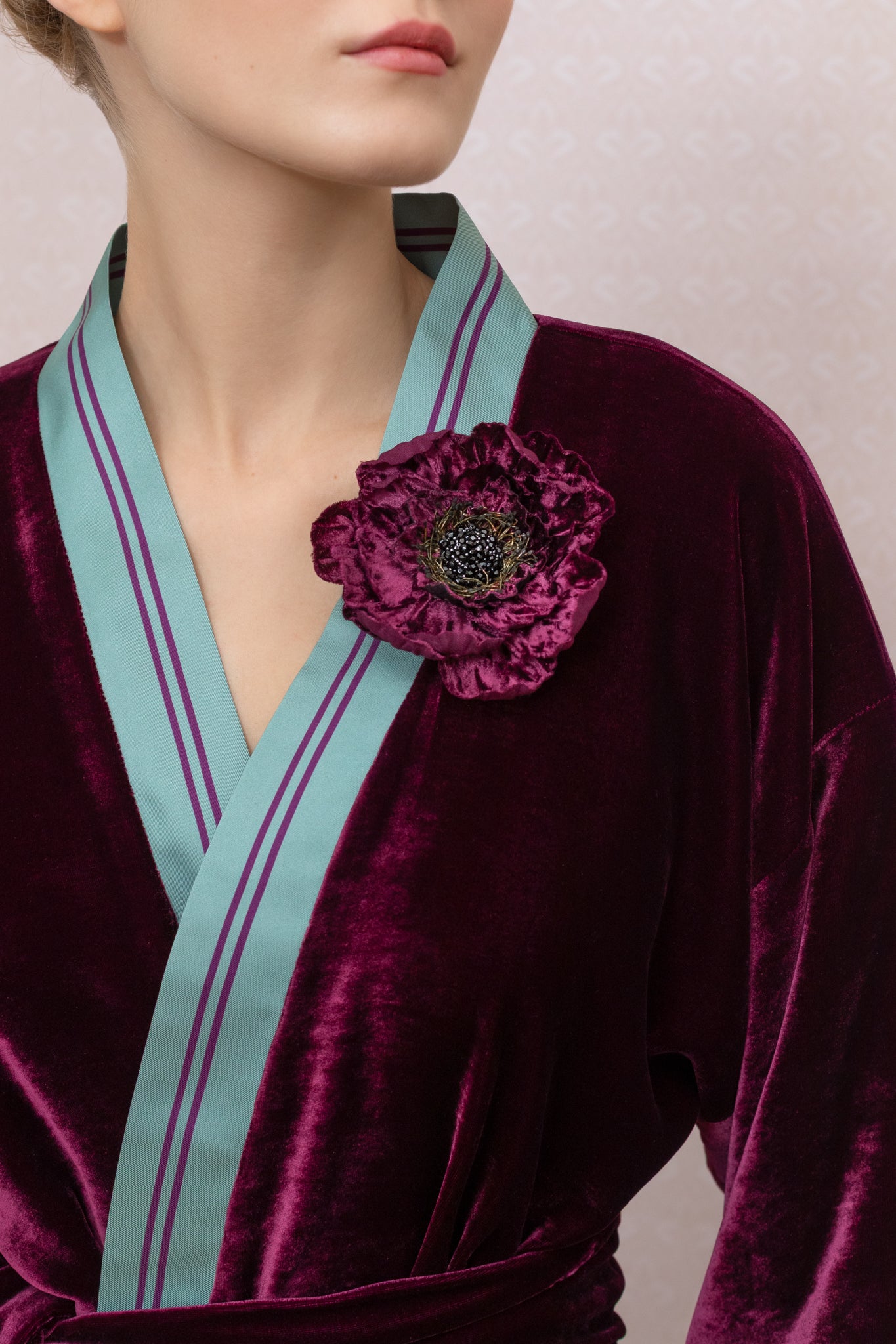 Amethyst Velvet Blazer