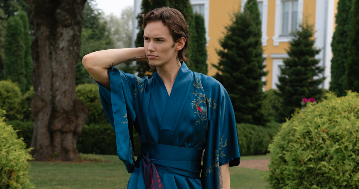 Unisex Silk Kimonos