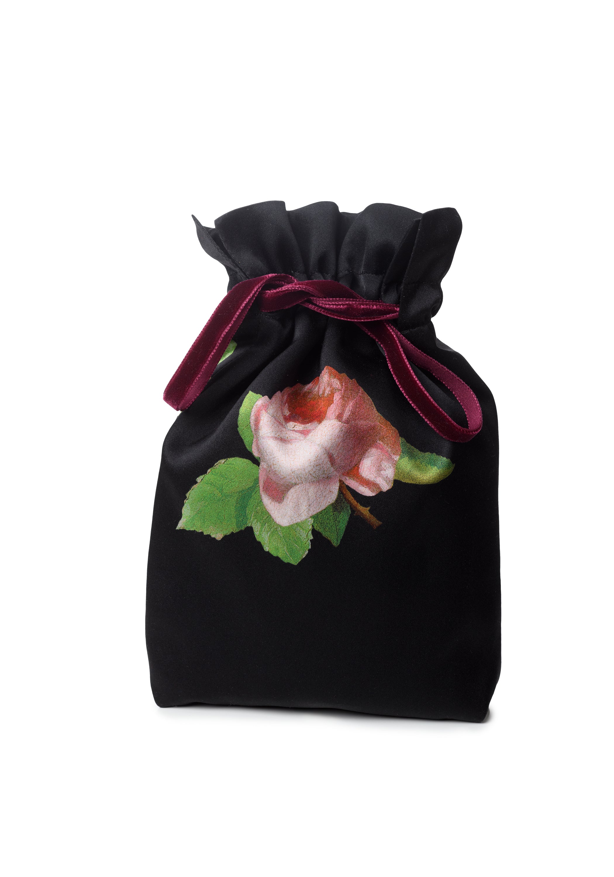 FINESSE SILK RIDICULE "PAULINE" in ebony black - House of Castlebird Rose