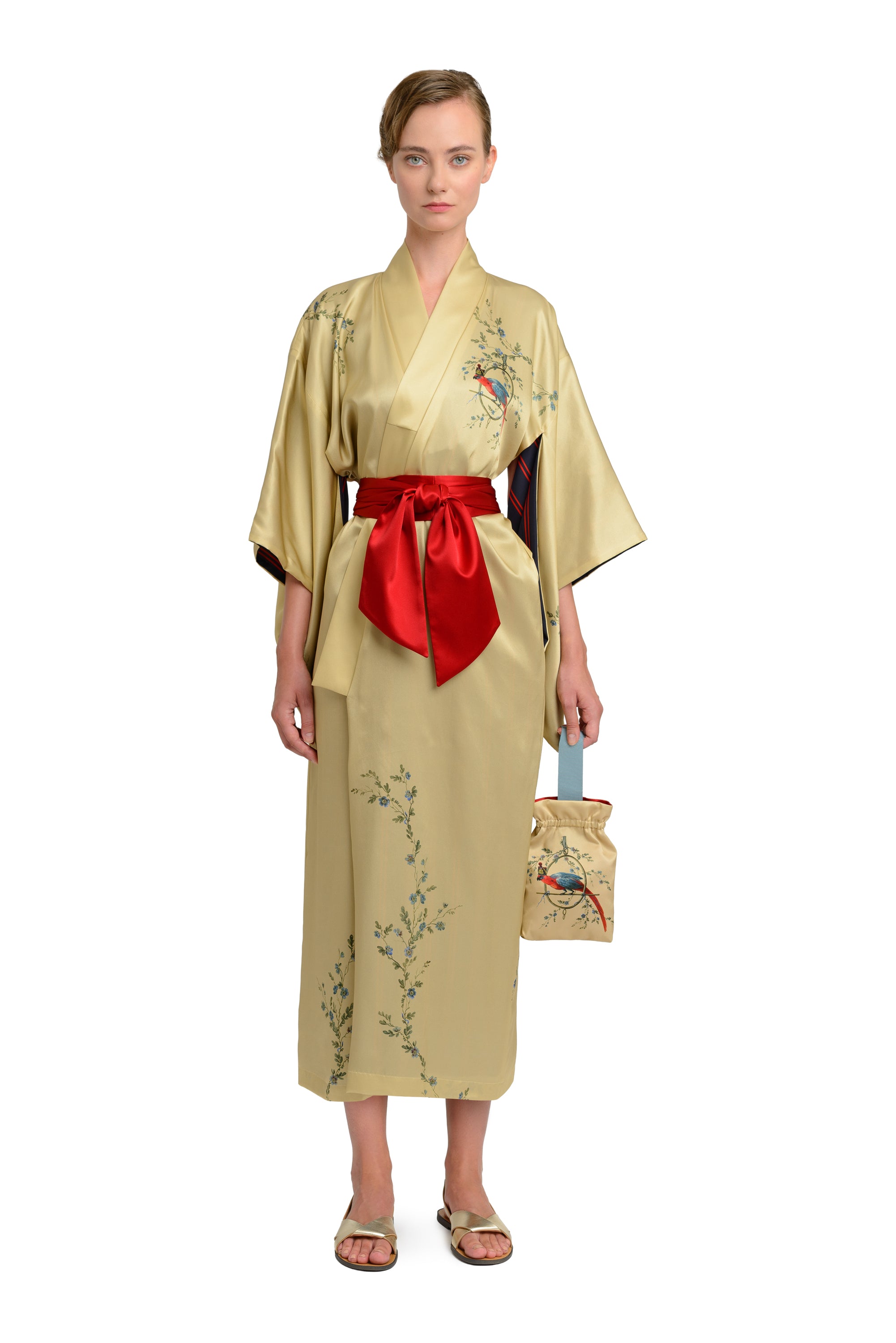 10th Anniversary Kimono "Le Perroquet" in Gold