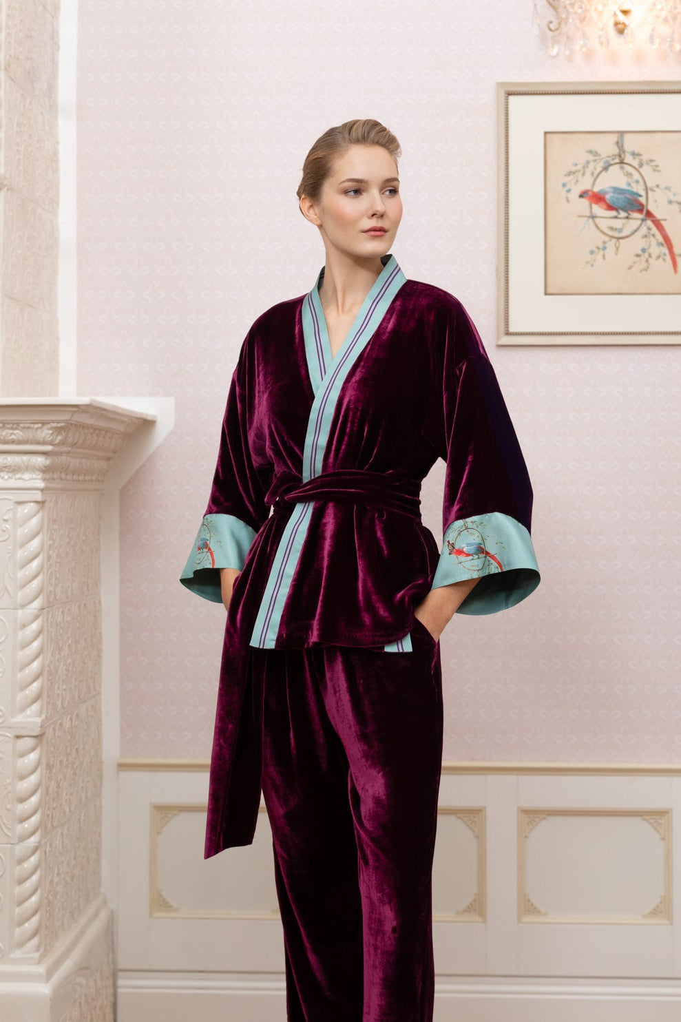 Amethyst Velvet Blazer