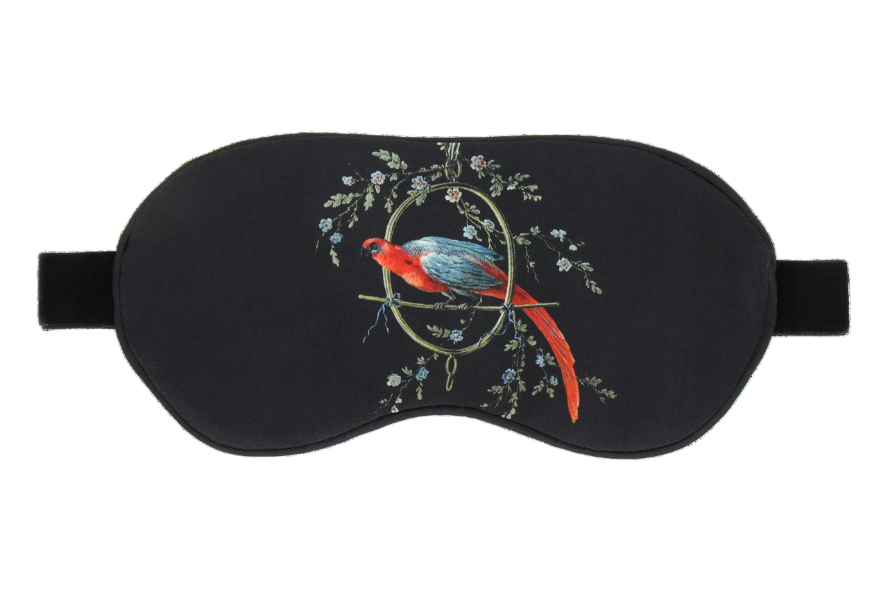 Silk Sleep Mask “Le Perroquet” - House of Castlebird Rose