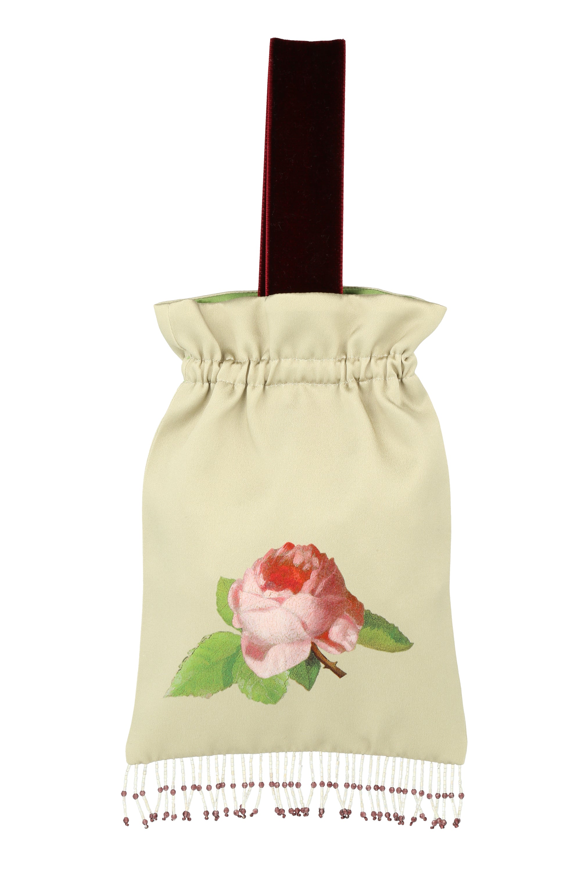 SILK OPERA BAG "Opera Rose" in ANTIQUE SAGE
