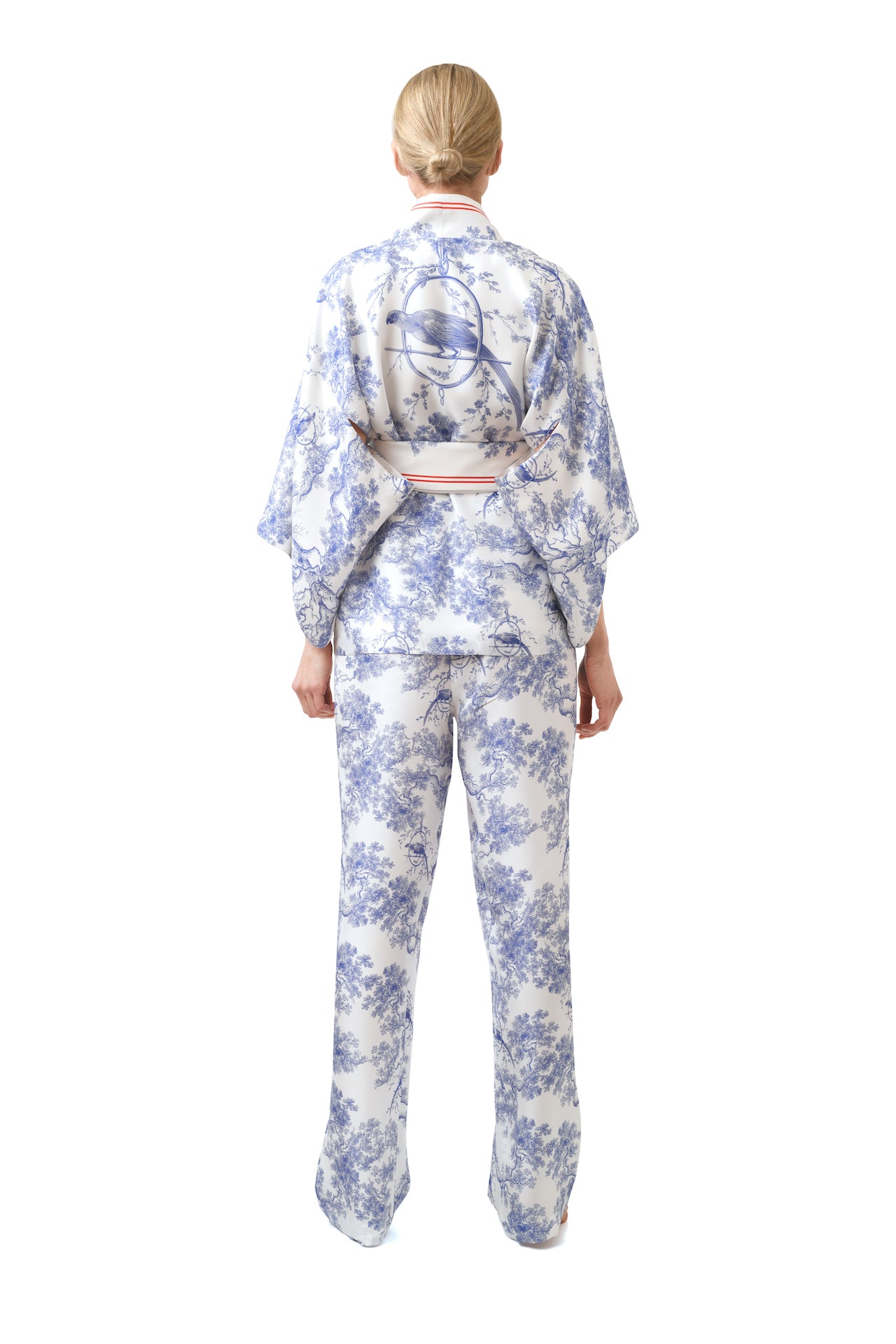 Toile de Jouy Lounge Suit ''Castlebird'' - House of Castlebird Rose